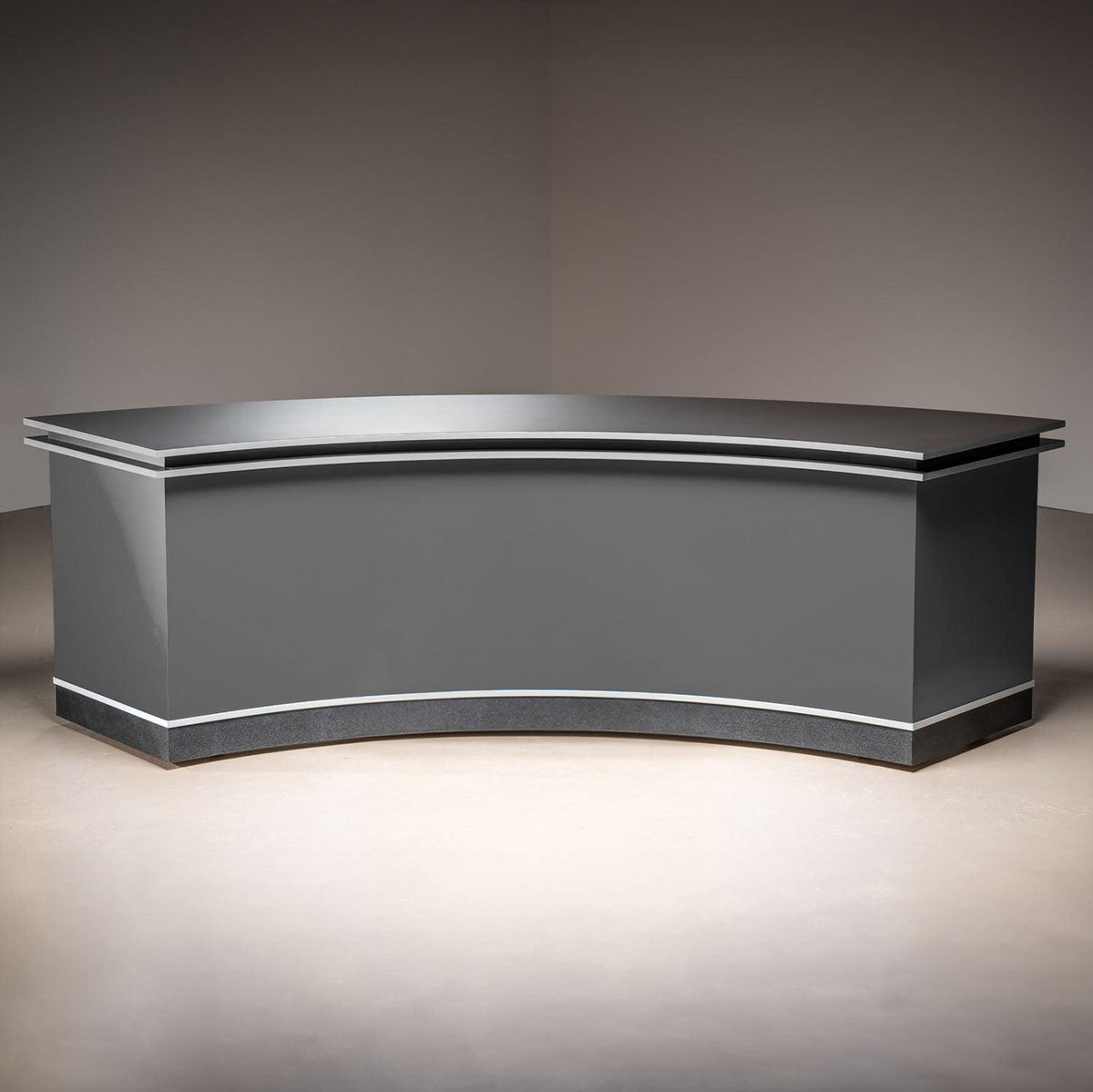 Extra Large Curve Desk  Broadcast Furniture –