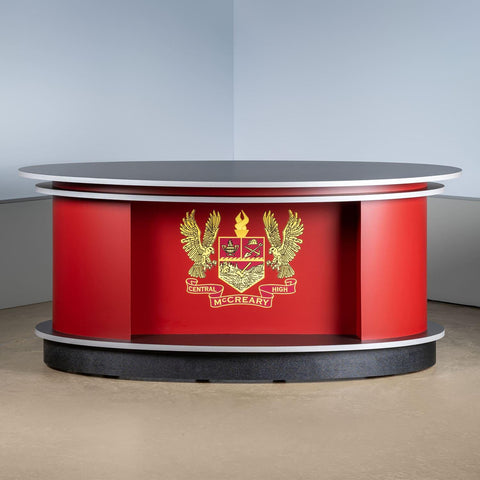 Large Elliptic Desk