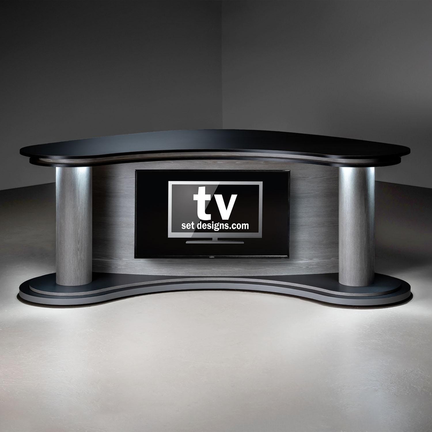 Large Classic Wide Angle News Desk