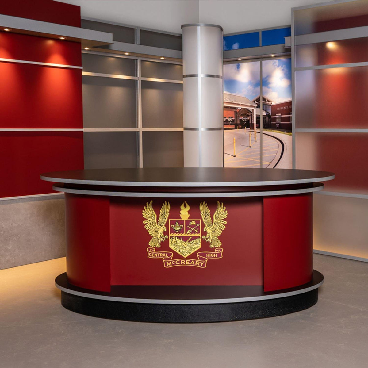 Large Elliptic Desk Newsroom Desks TVsetdesigns large-elliptic-desk-newsroom-desks-tvsetdesigns