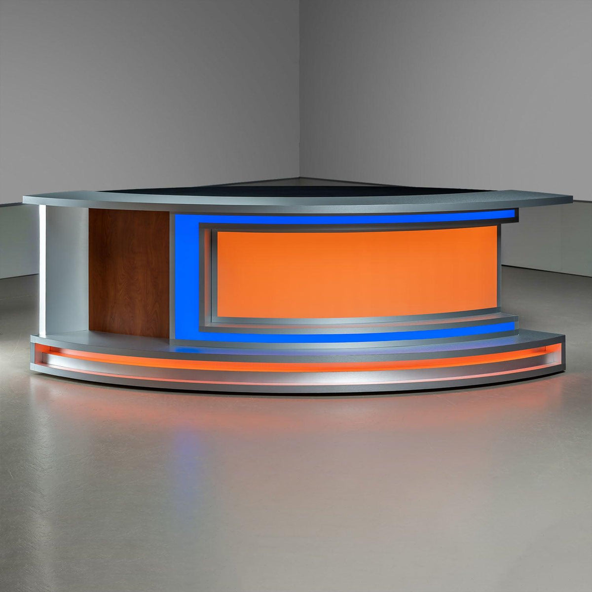 Anchor News Desk Broadcast News Studios