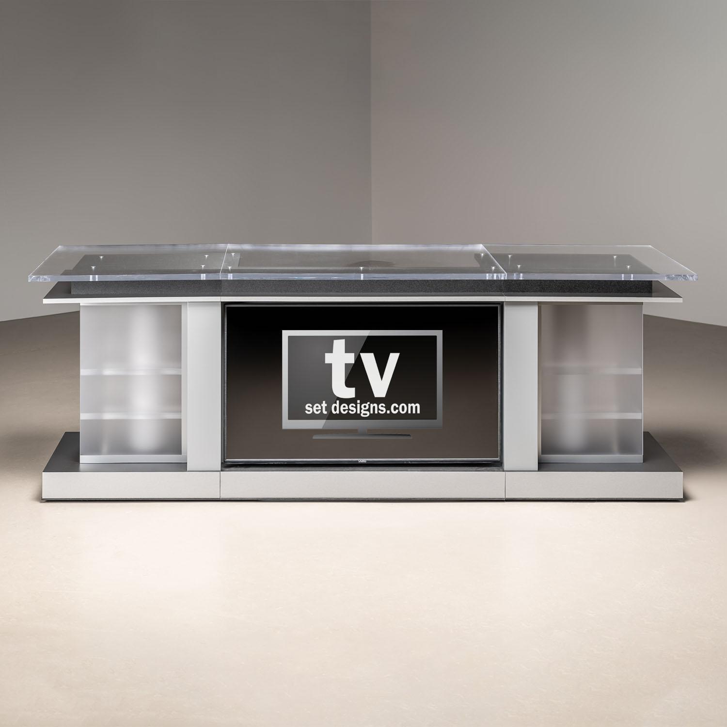 Three Piece Modular News Desk