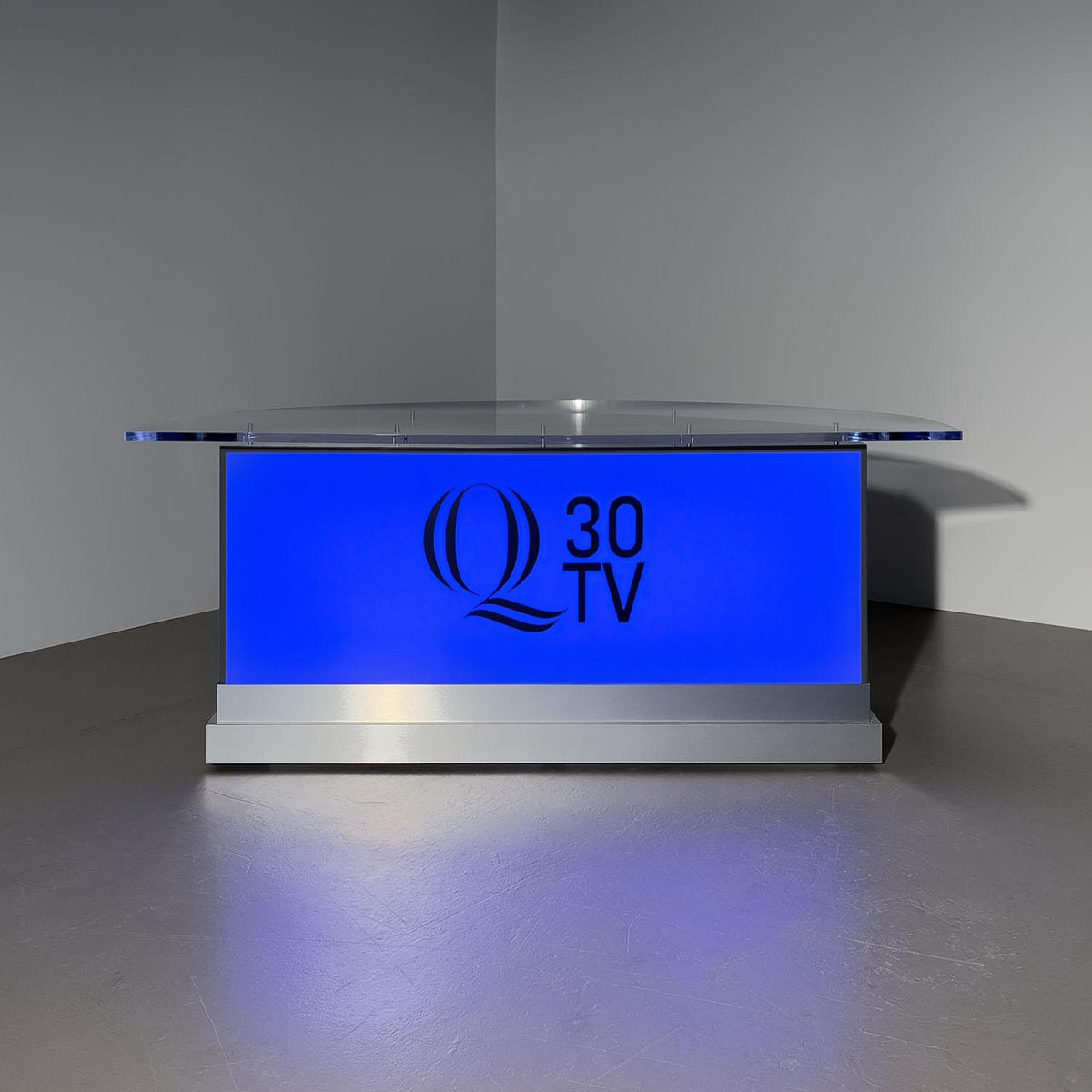 Lightbox Monolith News Desk TV Studio Furniture