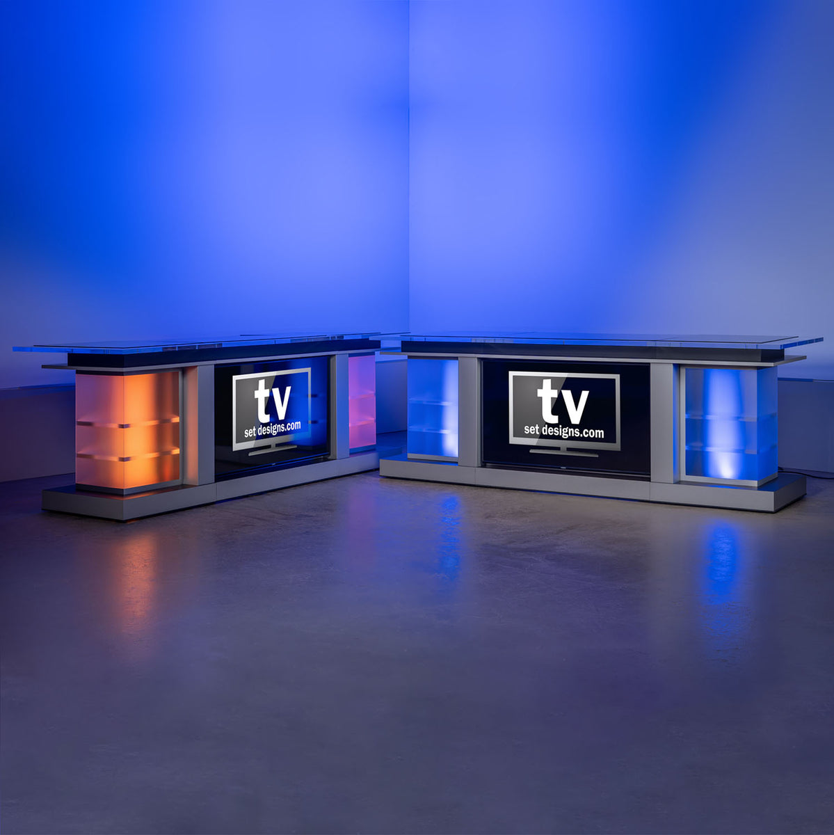 News Anchor Desks & Tables – TVsetdesigns.com