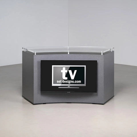 Medium Acrylic Curve Desk