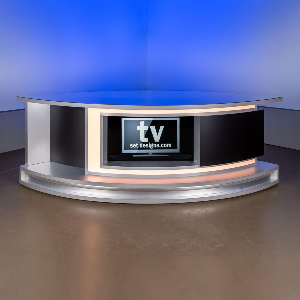 Anchor Desk | Broadcast News Studios – TVsetdesigns.com