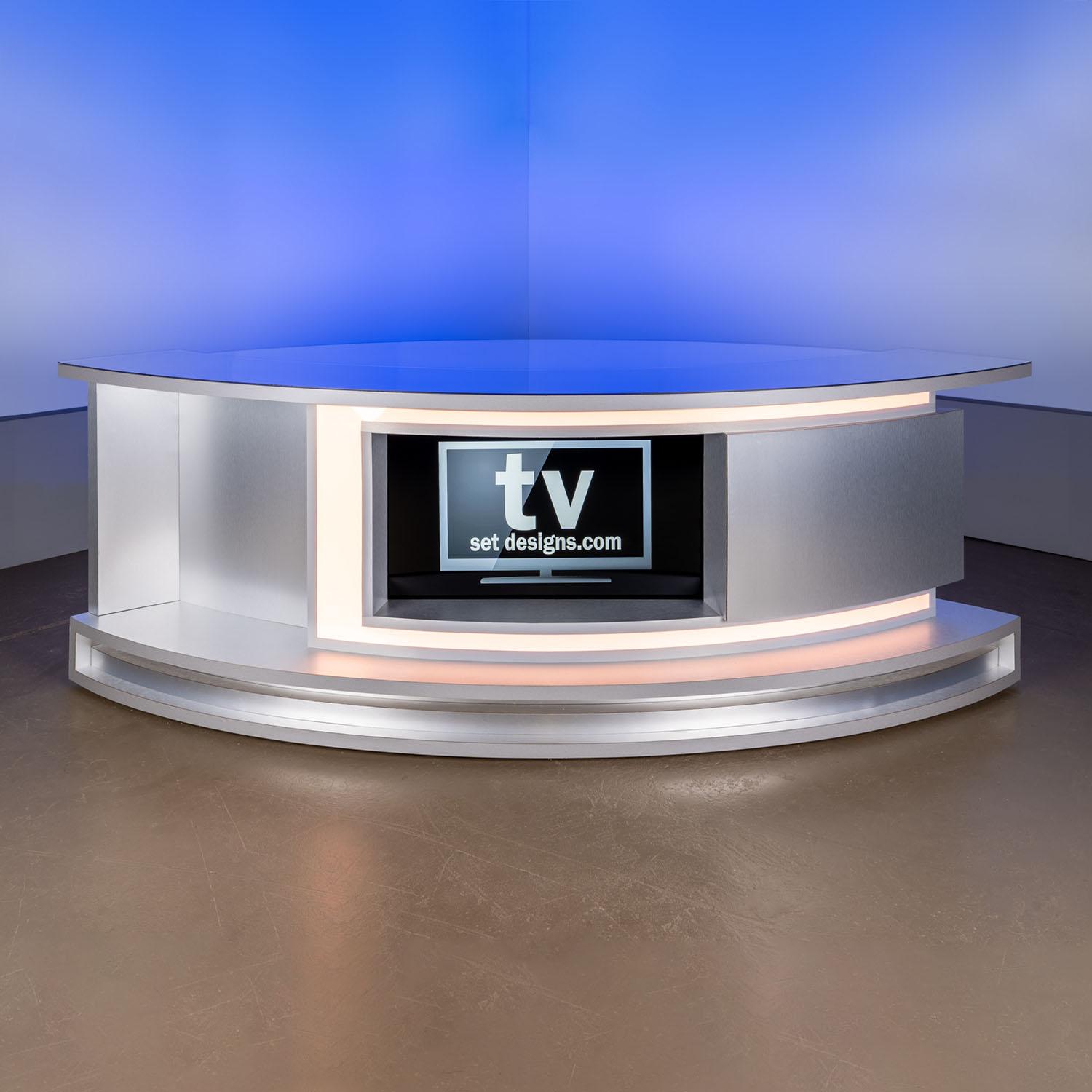 Anchor Desk | Broadcast News Studios – TVsetdesigns.com