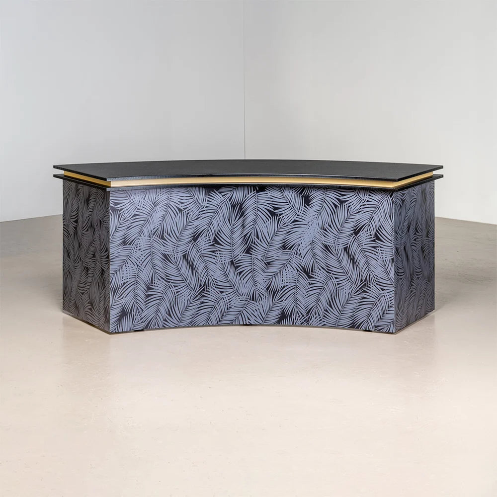 Large Moisture Resistant Curve Desk