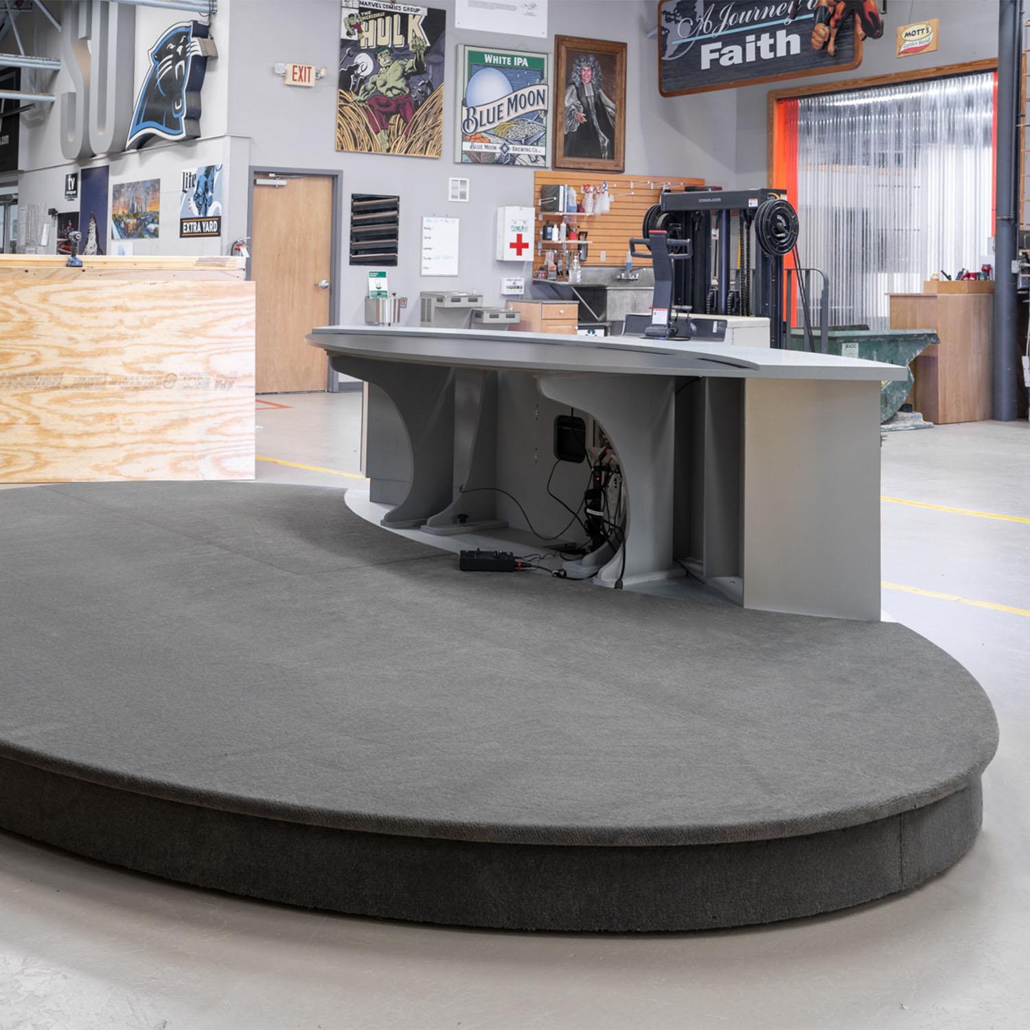 Anchor Platform | Broadcast Talent Riser – TVsetdesigns.com