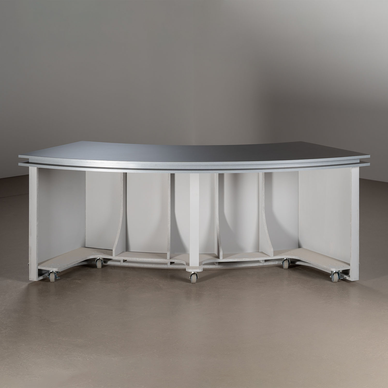 Extra Large Curve Desk  Broadcast Furniture –