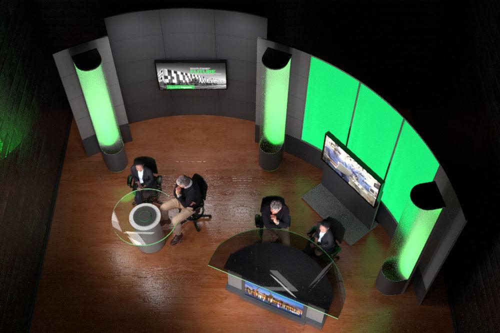 Extra Large Curve Set | TV Set Design | Broadcast Studio Solutions ...
