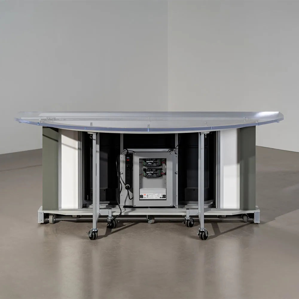 Monolith News Desk | Broadcast Studio Furniture – TVsetdesigns.com