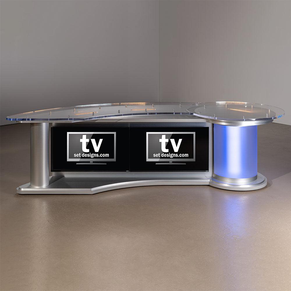 Sharp Desk | TV Studio Set Furniture – TVsetdesigns.com