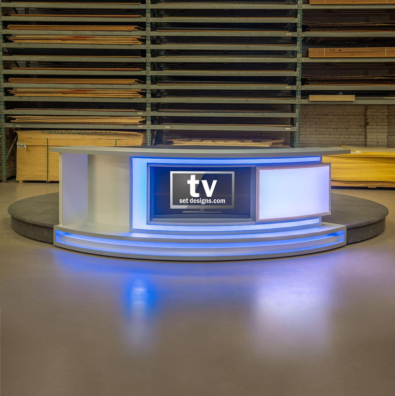 News Room Riser Newsroom Desk Background