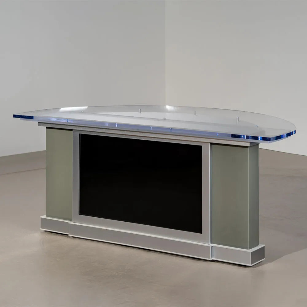 Monolith News Desk | Broadcast Studio Furniture – TVsetdesigns.com