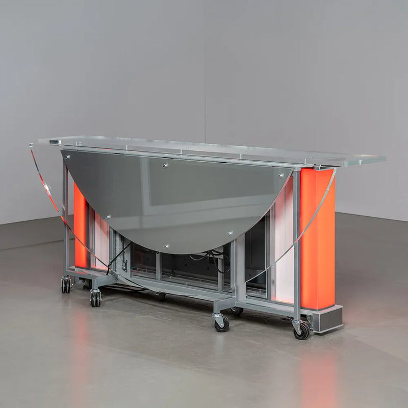 Monitor Monolith Desk | Broadcast Studio Furniture – TVsetdesigns.com