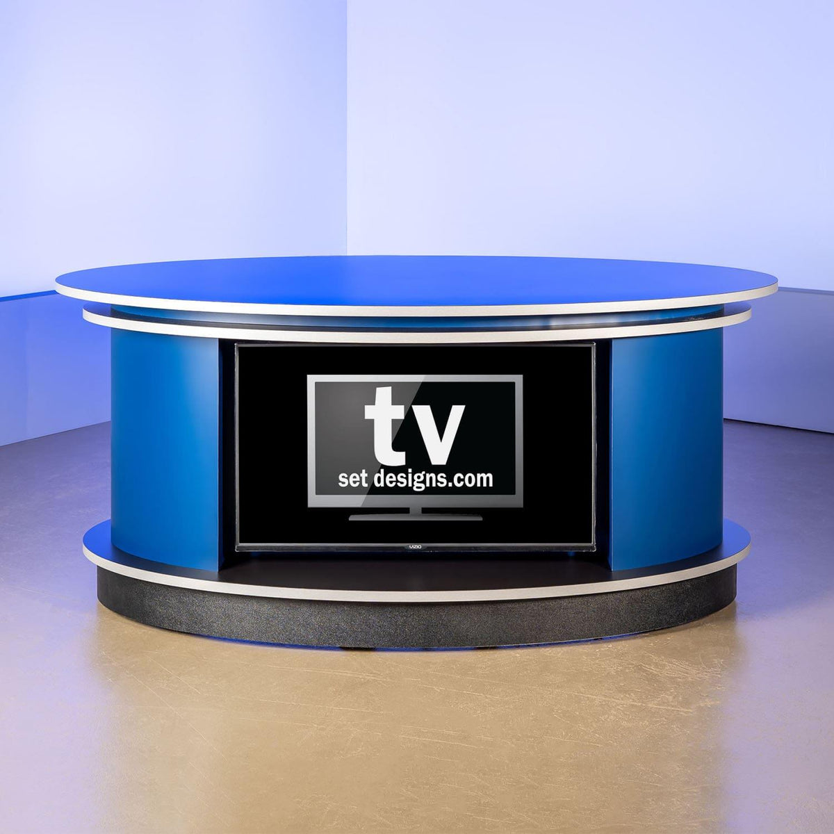 Large Elliptic Desk Newsroom Desks