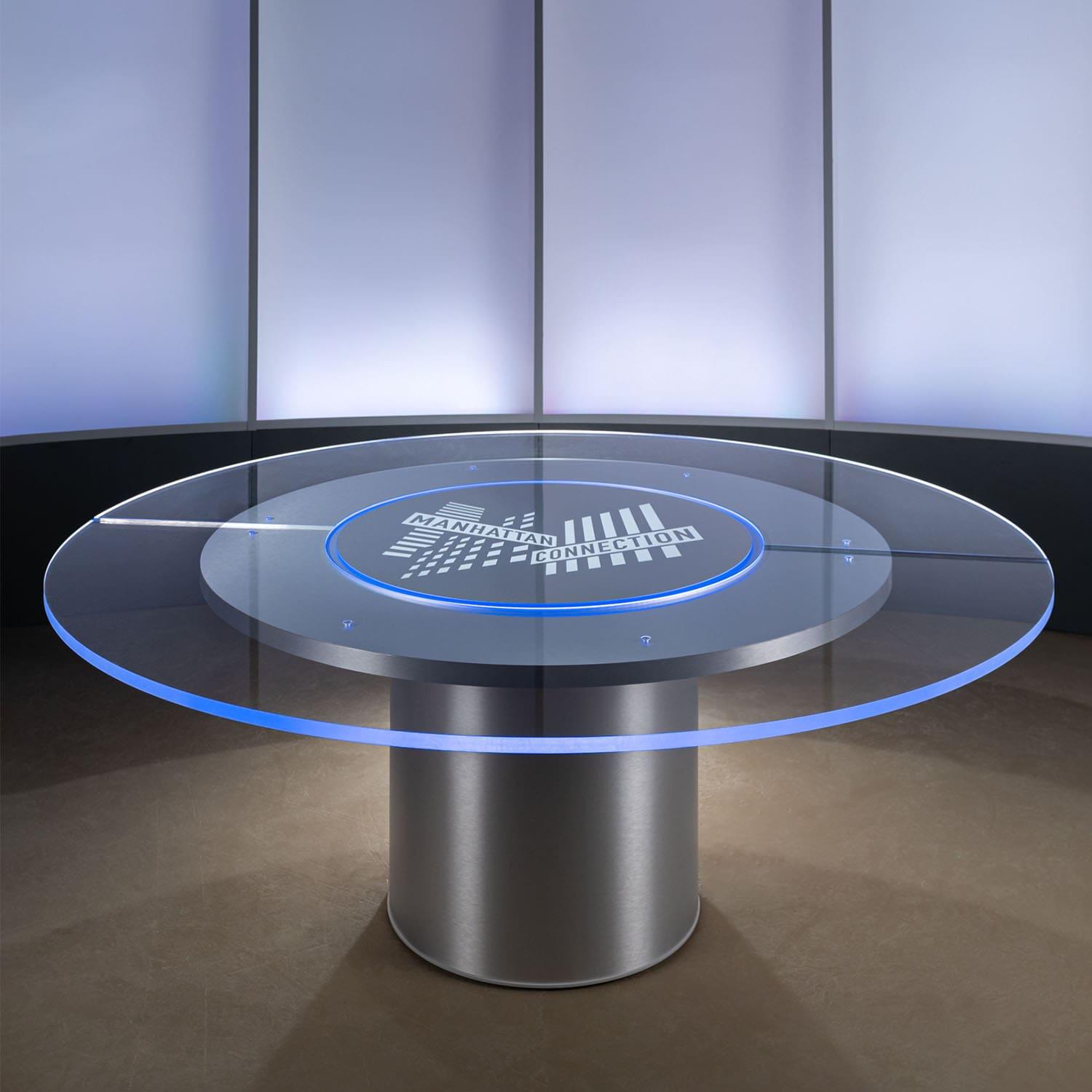Round Table XL | Broadcast News Table – TVsetdesigns.com
