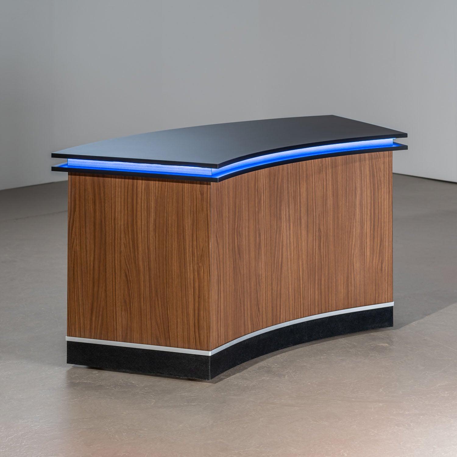 Extra Large Curve Desk  Broadcast Furniture –