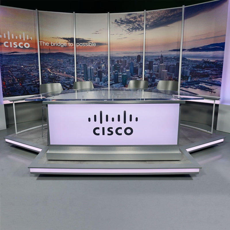 Lightbox Monolith Desk | TV Studio Furniture – TVsetdesigns.com