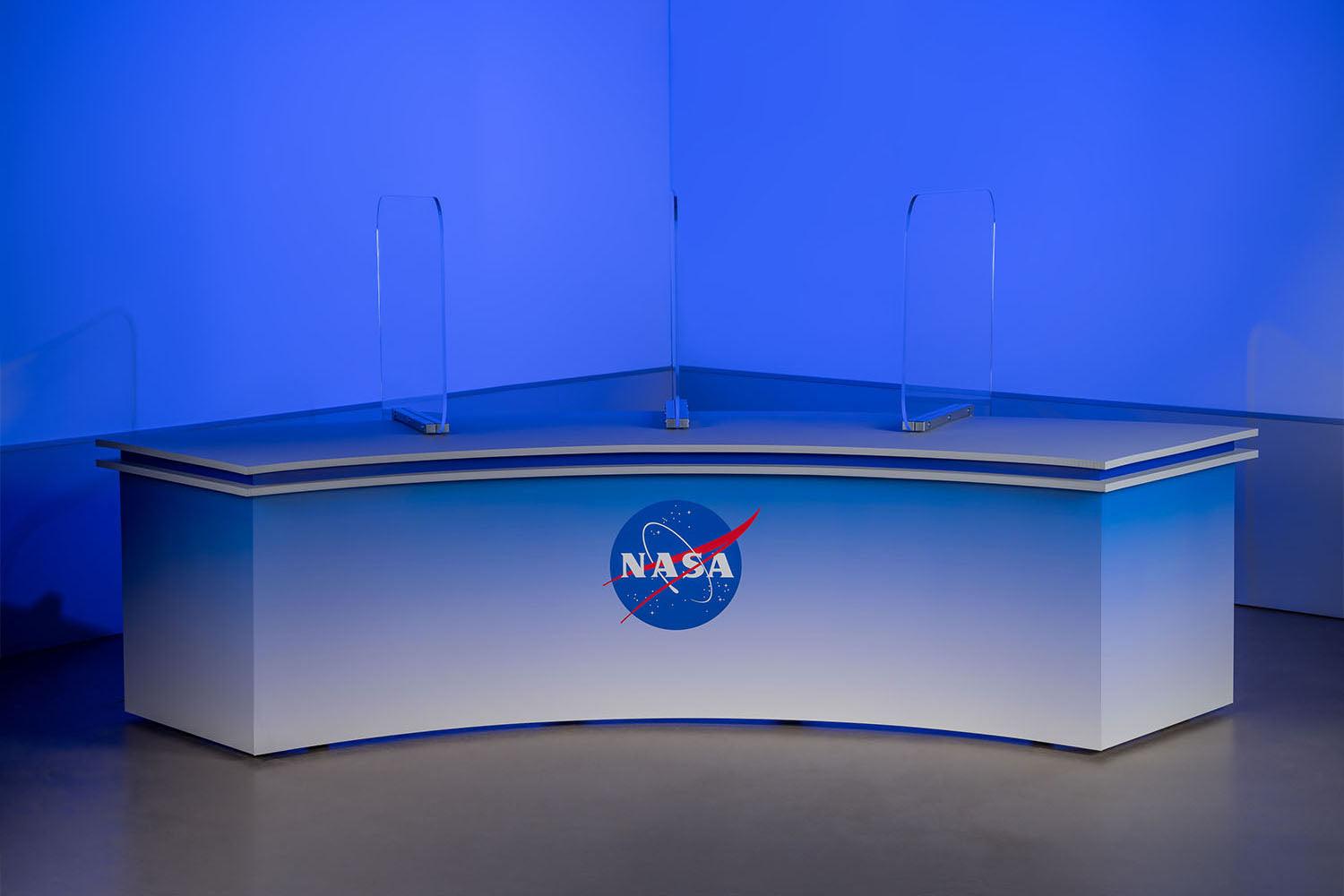 NASA livestream and press release Curve News Desk