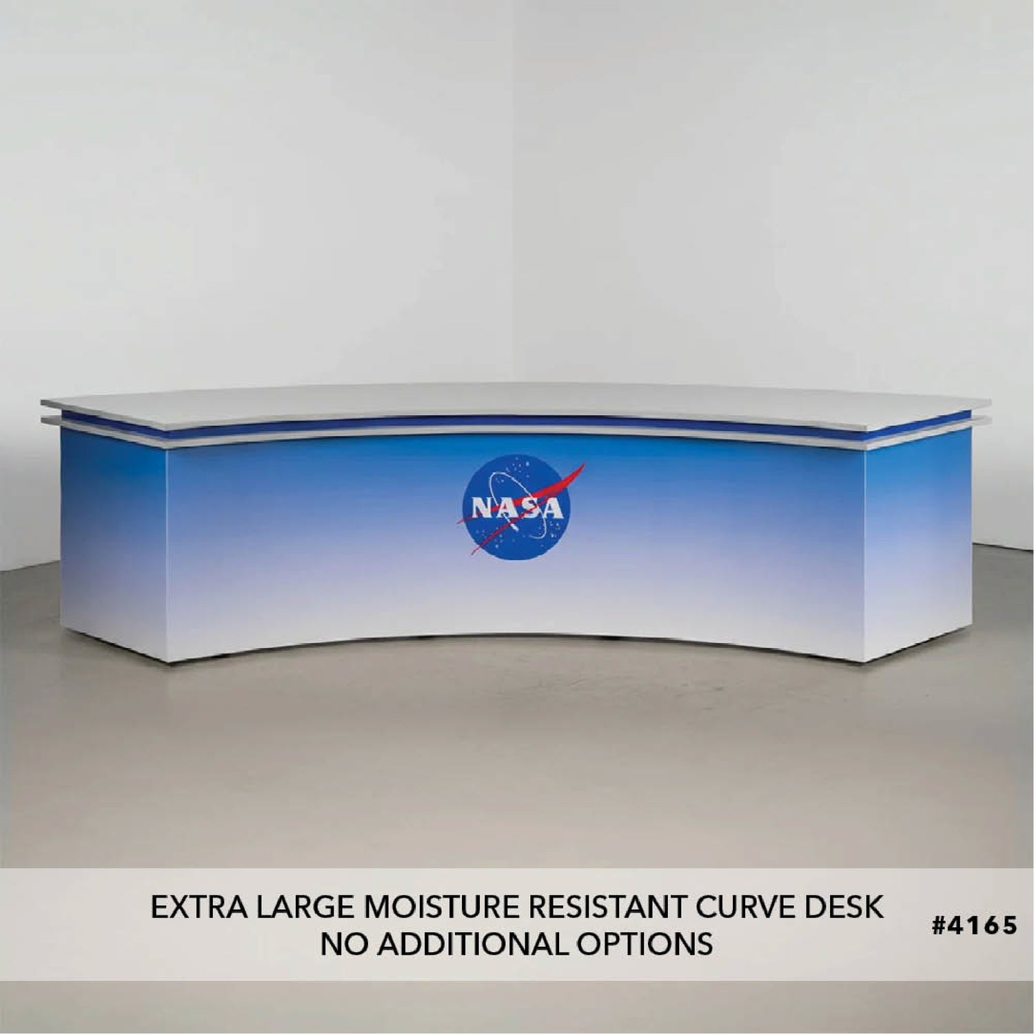 Extra Large Moisture Resistant Curve Desk