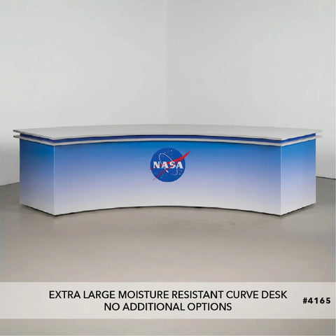 Extra Large Moisture Resistant Curve Desk