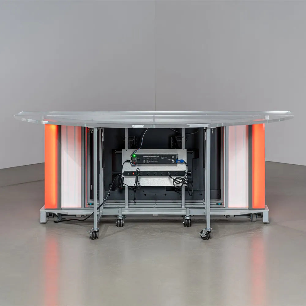 Monitor Monolith Desk | Broadcast Studio Furniture – TVsetdesigns.com