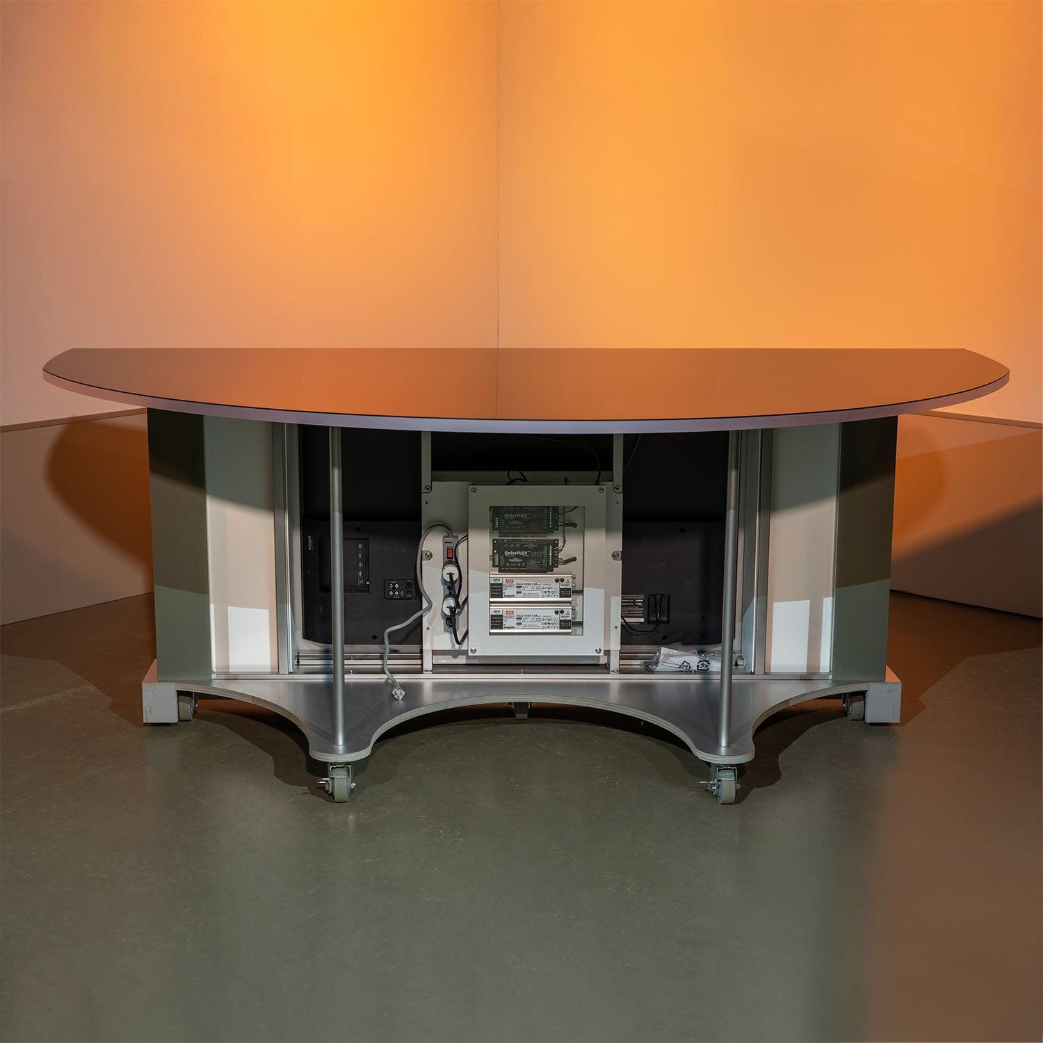 Monolith News Desk | Broadcast Studio Furniture – TVsetdesigns.com