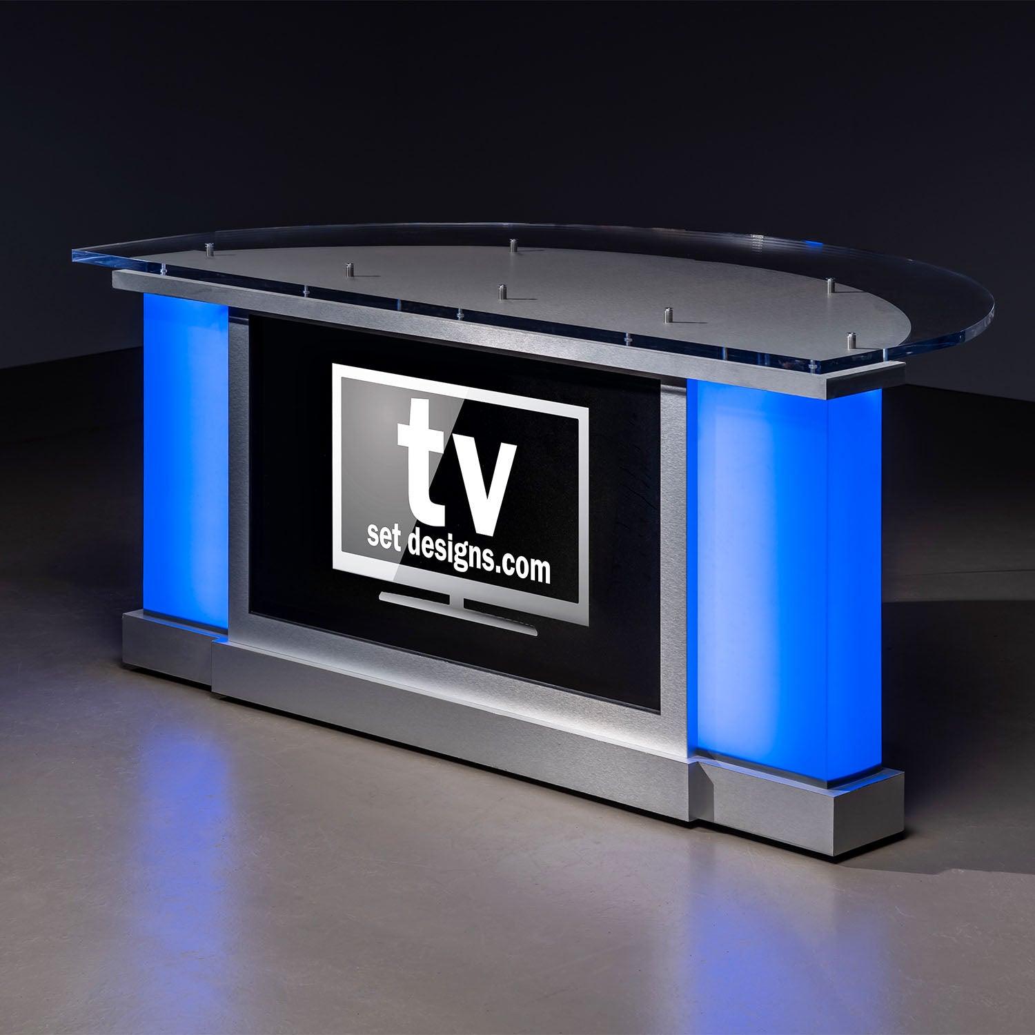 News Anchor Desks & Tables – TVsetdesigns.com