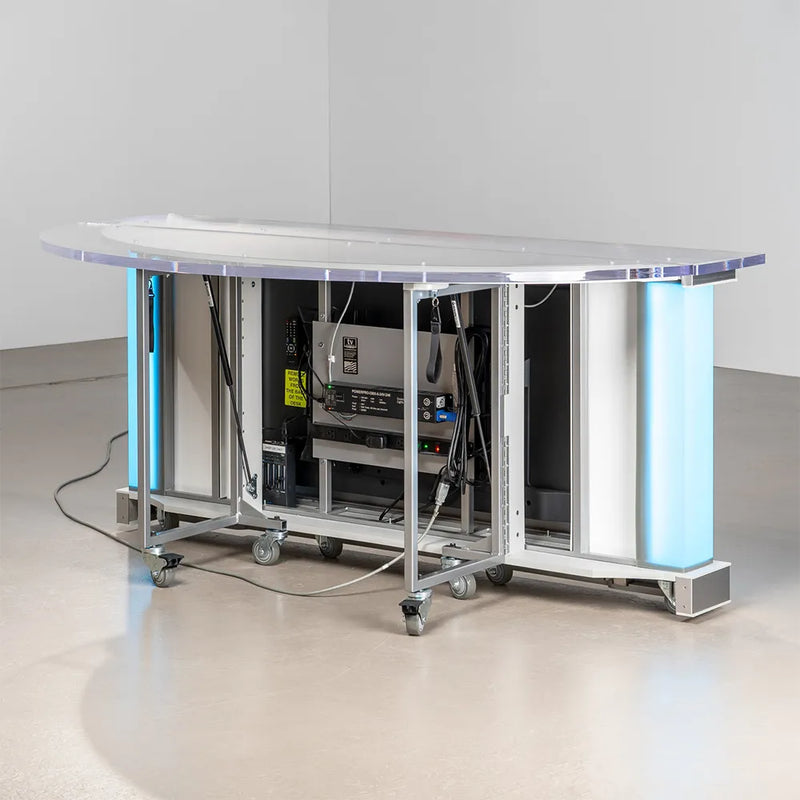 Monolith News Desk | Broadcast Studio Furniture – TVsetdesigns.com