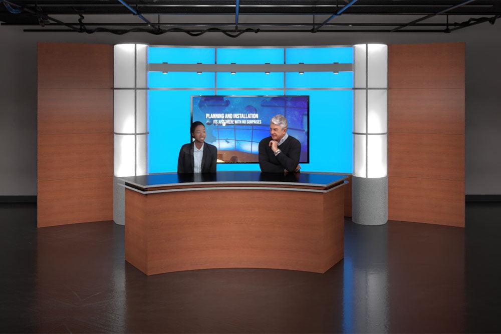 Small Curve Set | News Studio Designs – TVsetdesigns.com