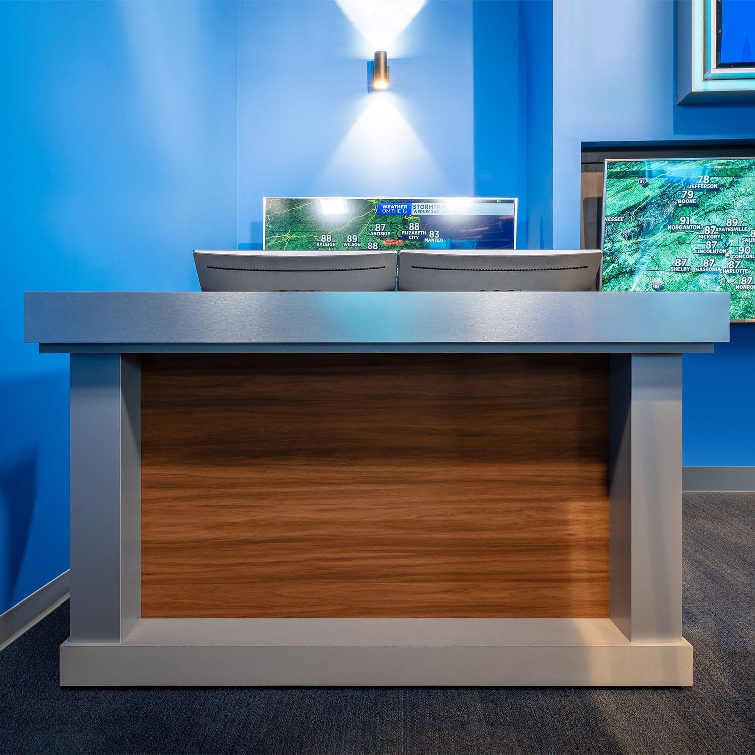 News Anchor Desks & Tables – TVsetdesigns.com