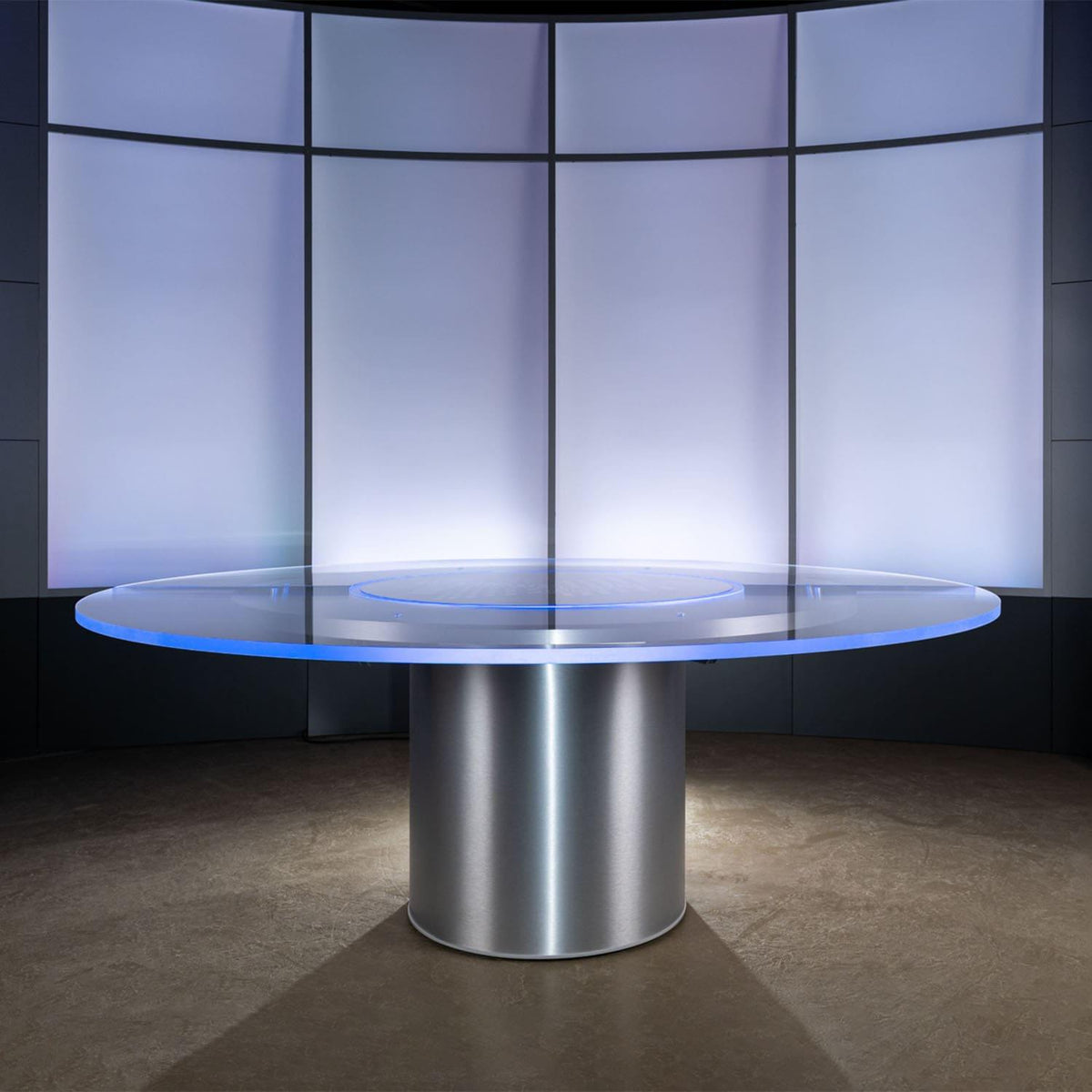Round Table XL | Broadcast News Table – TVsetdesigns.com