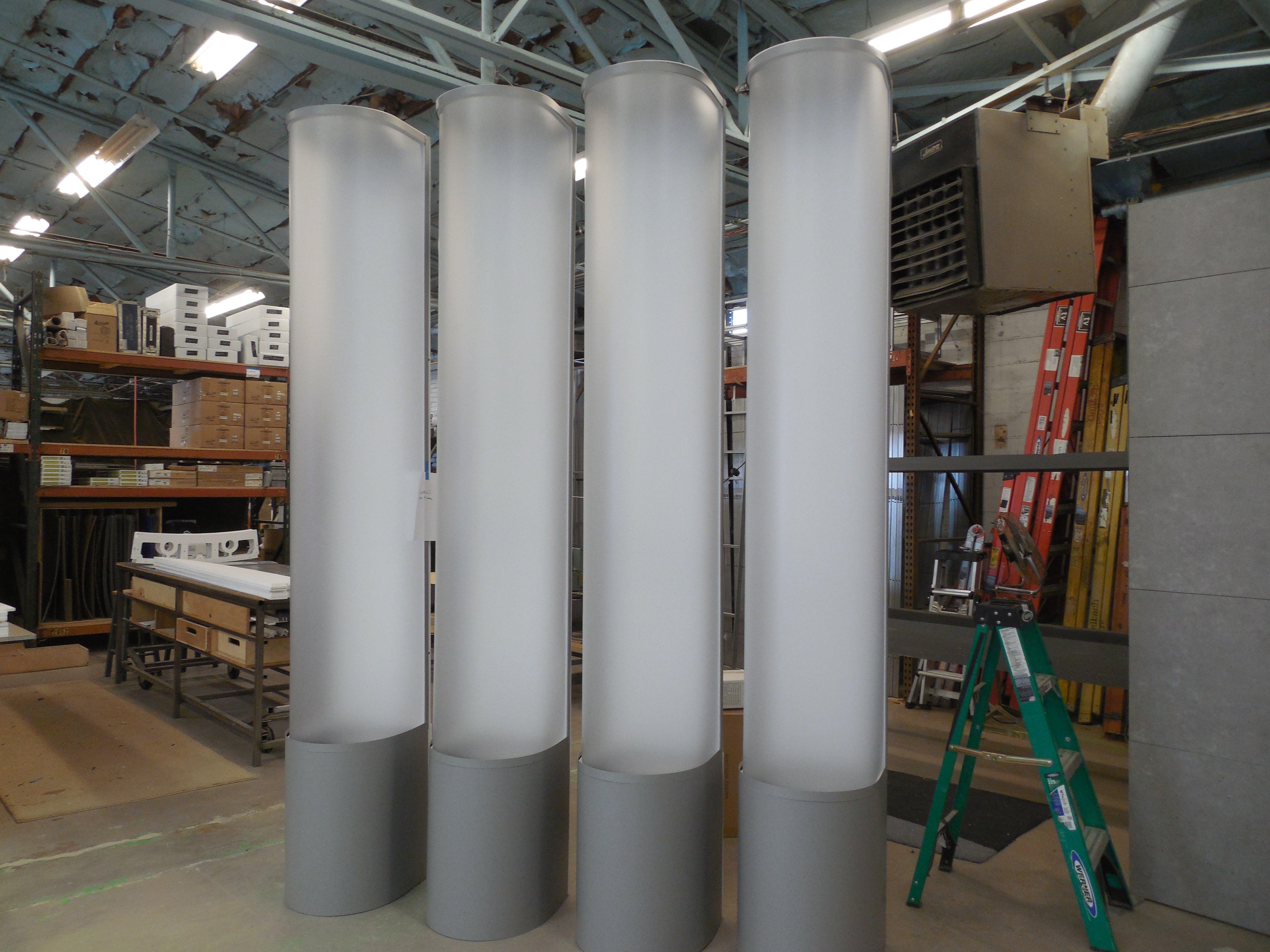Half Round Column | Broadcast Studio Design – TVsetdesigns.com